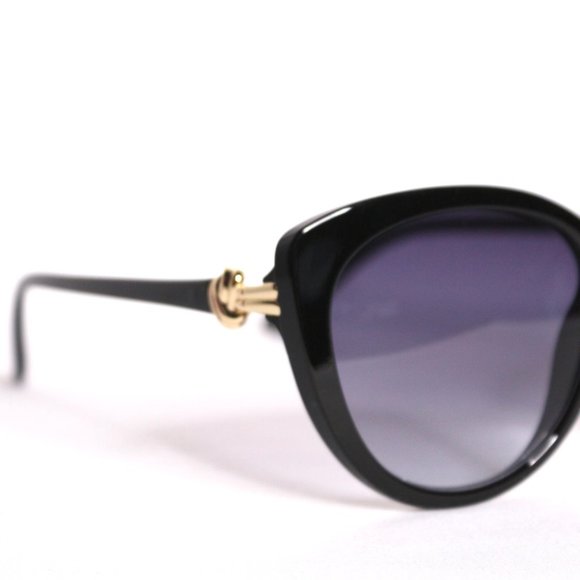 Fashion Black  Cateye Sunglasses - Picture 4 of 5